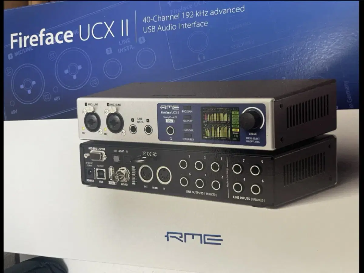 RME Fireface UcX II 40채널 오디오 인터페이스